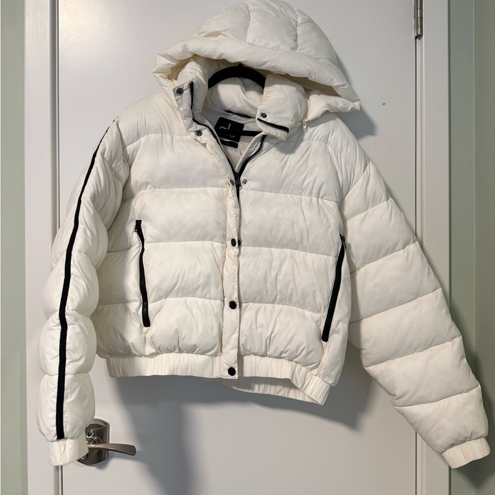 ALO Yoga White Puffer Jacket